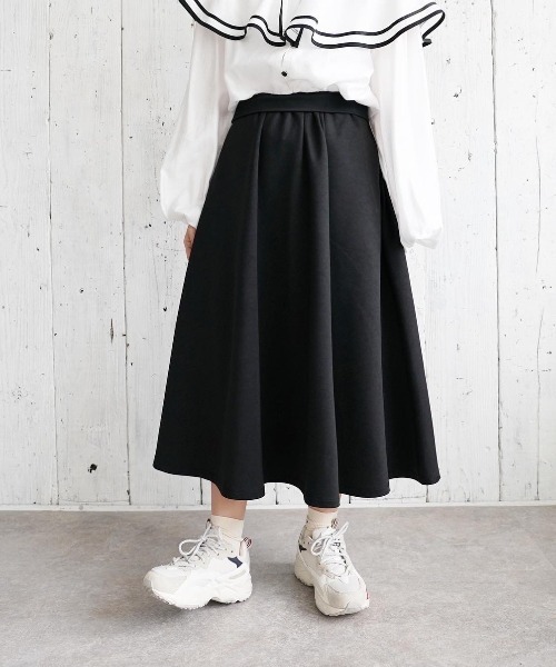 moi tytto（モイテュット）の「ハリ感高見えスカート（スカート・レディース・ブラック/ブラウン・FREE）」の20枚目の写真