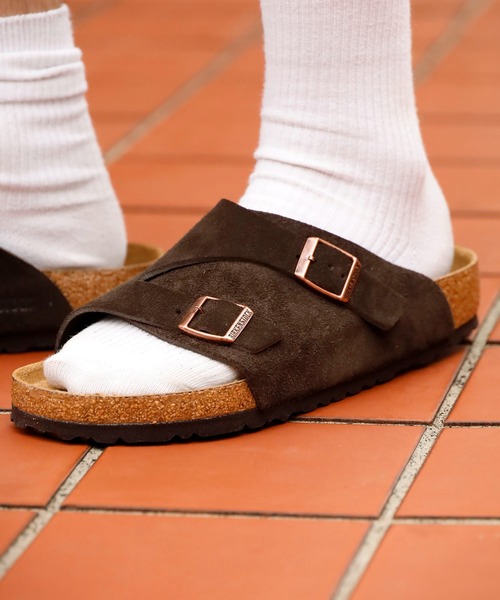 BIRKENSTOCK(ビルケンシュトック)の「BIRKENSTOCK/ビルケンシュトック Zurich SFB サンダル ブランドロゴ(サンダル・メンズ・ライトブラウン/ベージュ/モカ/ブラック・41/42/36/37/40/38/39/35)」の3枚目の写真