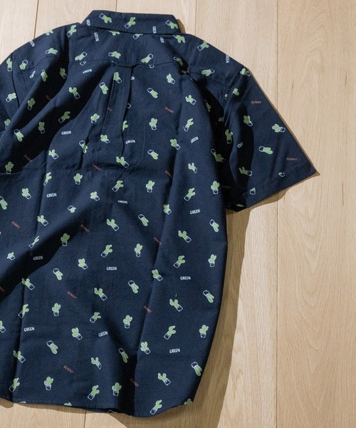 Candy Fantasy（キャンディーファンタジー）の「【a】オックス 総柄レギュラーカラー半袖シャツ（シャツ/ブラウス・メンズ・ホワイト/ベージュ/ネイビー/ブルー/ホワイト系その他/ベージュ系その他/ホワイト系その他2/ホワイト系その他4/ストライプ/ホワイト系その他3/ネイビー系1・MEDIUM/LARGE/X-LARGE）」の20枚目の写真