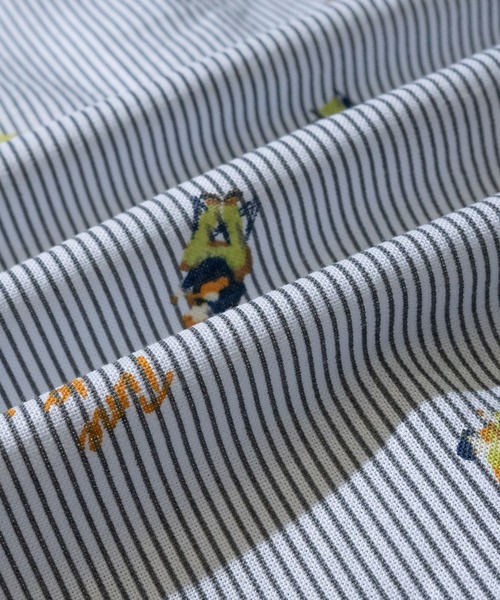 Candy Fantasy（キャンディーファンタジー）の「【a】オックス 総柄レギュラーカラー半袖シャツ（シャツ/ブラウス・メンズ・ホワイト/ベージュ/ネイビー/ブルー/ホワイト系その他/ベージュ系その他/ホワイト系その他2/ホワイト系その他4/ストライプ/ホワイト系その他3/ネイビー系1・MEDIUM/LARGE/X-LARGE）」の17枚目の写真