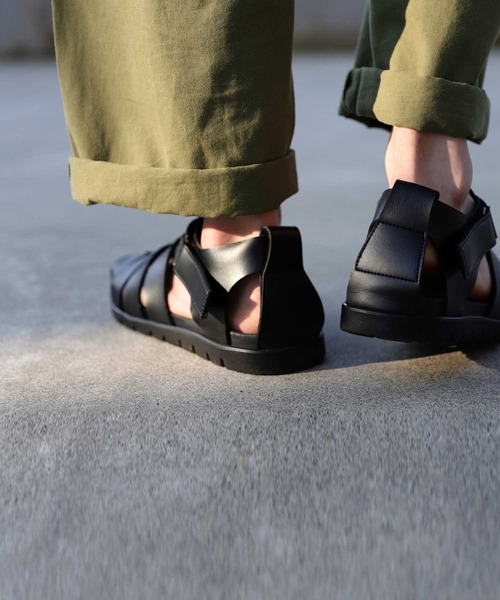 antiqua（アンティカ）の「グルカサンダル（サンダル・メンズ・ブラック・26.0cm/27.0cm/28.0cm）」の4枚目の写真