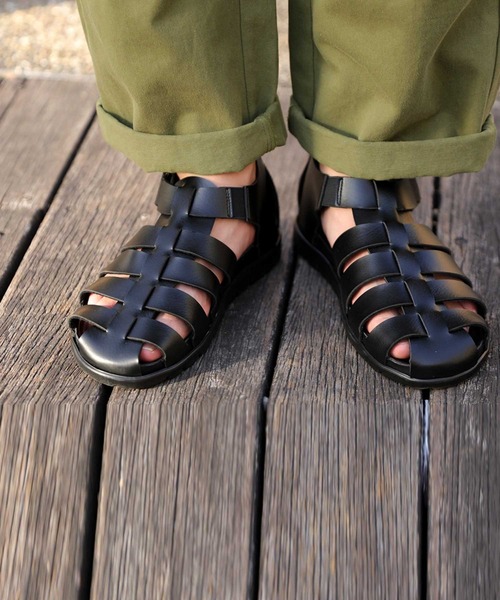 antiqua（アンティカ）の「グルカサンダル（サンダル・メンズ・ブラック・26.0cm/27.0cm/28.0cm）」の5枚目の写真