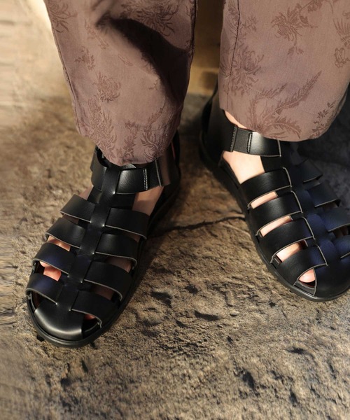 antiqua（アンティカ）の「グルカサンダル（サンダル・メンズ・ブラック・26.0cm/27.0cm/28.0cm）」の10枚目の写真