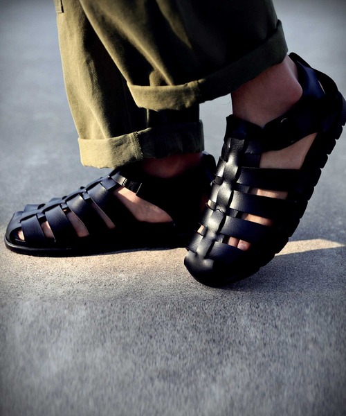 antiqua（アンティカ）の「グルカサンダル（サンダル・メンズ・ブラック・26.0cm/27.0cm/28.0cm）」の11枚目の写真