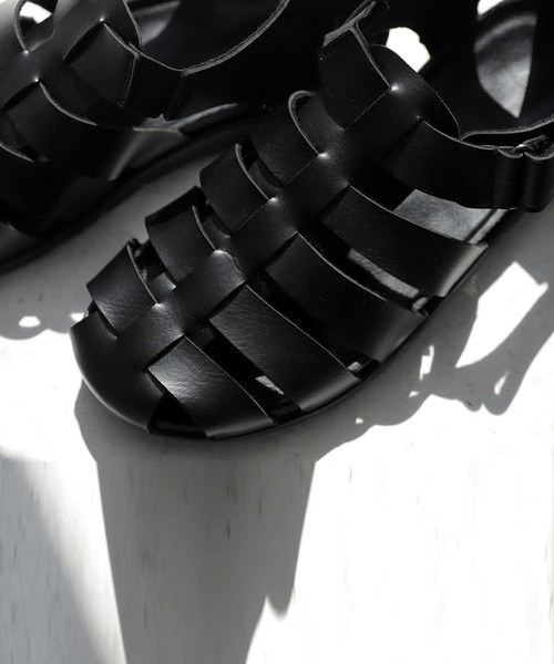 antiqua（アンティカ）の「グルカサンダル（サンダル・メンズ・ブラック・26.0cm/27.0cm/28.0cm）」の15枚目の写真