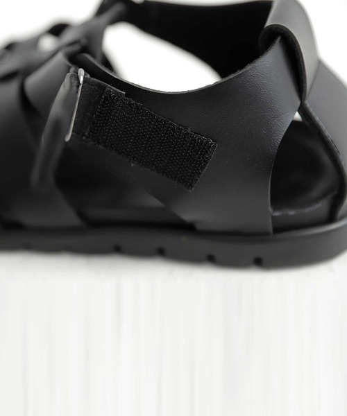 antiqua（アンティカ）の「グルカサンダル（サンダル・メンズ・ブラック・26.0cm/27.0cm/28.0cm）」の17枚目の写真