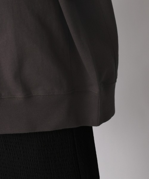 LOWRYS FARM（ローリーズファーム）の「ミニウラケプリントロゴフレンチスリーブ　948730（Tシャツ/カットソー・レディース・オフホワイト/チャコールグレー/グリーン/グレー・FREE）」の6枚目の写真