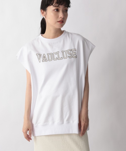 LOWRYS FARM（ローリーズファーム）の「ミニウラケプリントロゴフレンチスリーブ　948730（Tシャツ/カットソー・レディース・オフホワイト/チャコールグレー/グリーン/グレー・FREE）」の22枚目の写真