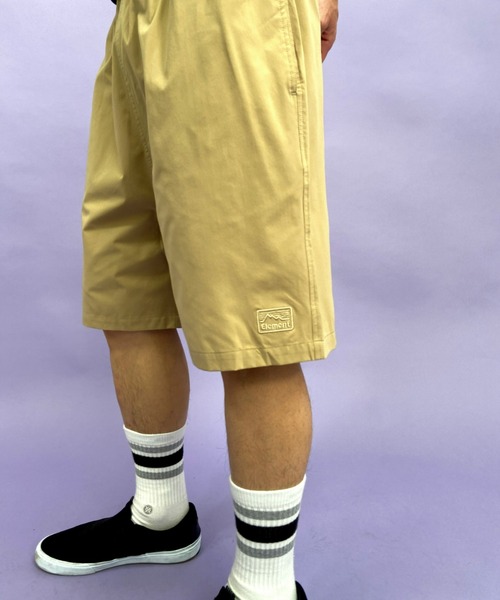 ELEMENT（エレメント）の「ELEMENT/エレメント　ナイロンハーフパンツ BB021-614（その他パンツ・メンズ・ブラック/ベージュ/グリーン・M/L/XL）」の4枚目の写真