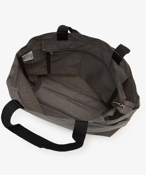 Afternoon Tea（アフタヌーンティー）の「スリットポケット付きロゴバッグS（エコバッグ/サブバッグ・レディース・グレー・ONE SIZE）」の5枚目の写真