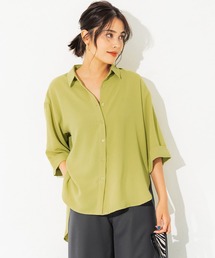 coca（coca） | 七分袖とろみルーズシャツ(シャツ/ブラウス)