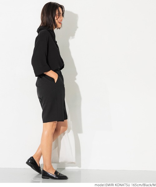 coca（coca）（コカ）の「七分袖とろみルーズシャツ（シャツ/ブラウス・レディース・ホワイト/ブラック/グリーン・M/L）」の11枚目の写真