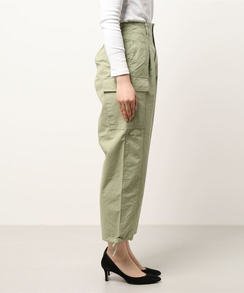 RETRO GIRL（レトロガール）の「カーゴパンツ（カーゴパンツ・レディース・ダークグリーン/アイボリー/ライトグリーン・FREE）」の4枚目の写真