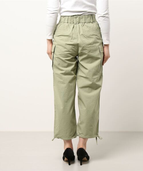 RETRO GIRL（レトロガール）の「カーゴパンツ（カーゴパンツ・レディース・ダークグリーン/アイボリー/ライトグリーン・FREE）」の5枚目の写真