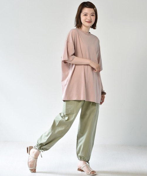 RETRO GIRL（レトロガール）の「カーゴパンツ（カーゴパンツ・レディース・ダークグリーン/アイボリー/ライトグリーン・FREE）」の16枚目の写真