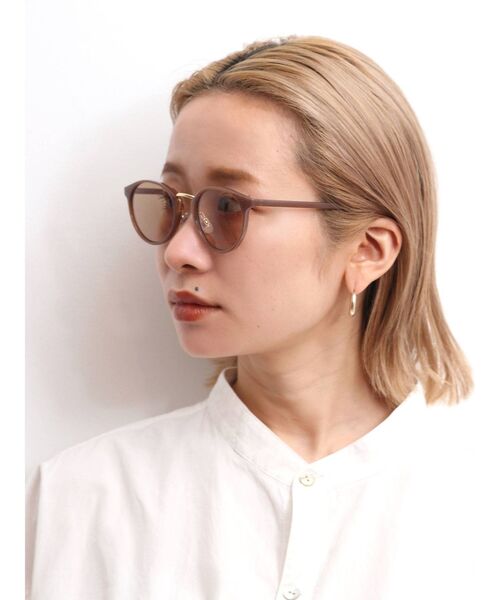 Ungrid（アングリッド）の「メタルブリッジサングラス（サングラス・レディース・グレー/ブラウン/ベージュ・FREE）」の11枚目の写真