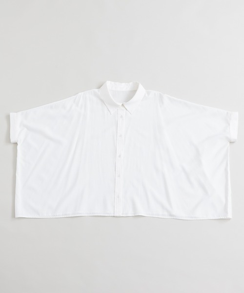 manana suerte（マニャーナスエルテ）の「ポンチョシャツ（シャツ/ブラウス・レディース・ブラック/オフホワイト・FREE）」の20枚目の写真