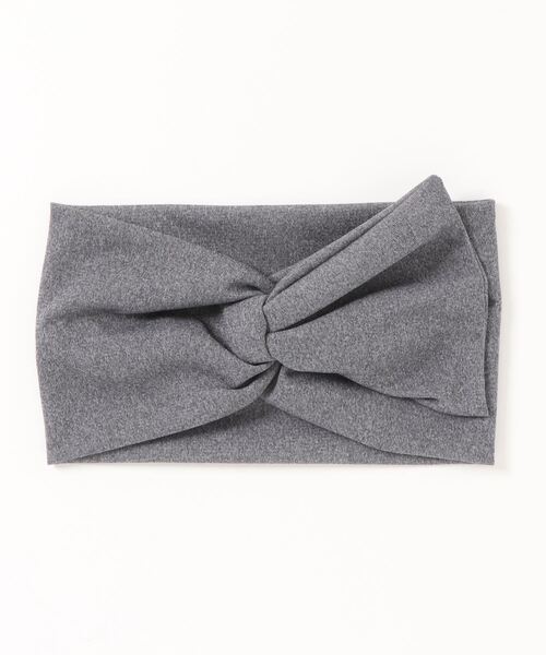 Three Four Time（ｽﾘｰﾌｫｰﾀｲﾑ）の「ワンリボンターバン（ヘアバンド・レディース・ブラック/グレー/パープル・FREE）」の6枚目の写真