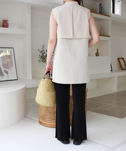 MODE ROBE(モードローブ)の「セーラーカラーノースリーブブラウス(シャツ/ブラウス・レディース・ホワイト/ベージュ・FREE)」の21枚目の写真