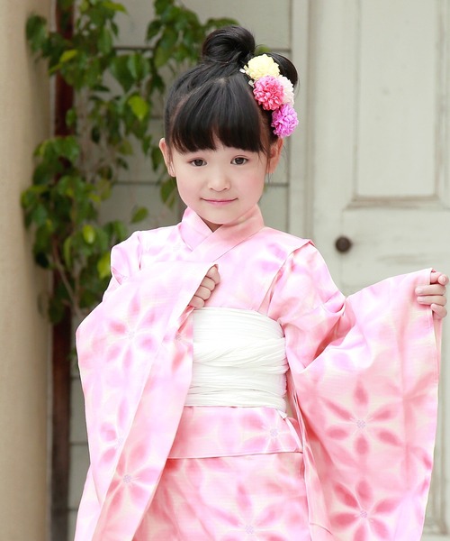 選べるキッズ浴衣2点セット （浴衣＋帯）