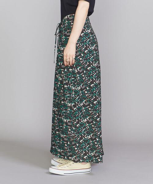 BEAUTY&YOUTH UNITED ARROWS（ビューティーアンドユースユナイテッドアローズ）の「BY ローププリントドローストスカート -ウォッシャブル-（スカート・レディース・ピンク/ケリー・SMALL/MEDIUM）」の4枚目の写真