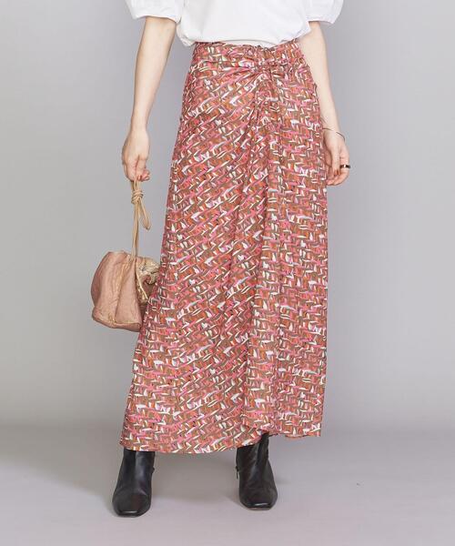 BEAUTY&YOUTH UNITED ARROWS（ビューティーアンドユースユナイテッドアローズ）の「BY ローププリントドローストスカート -ウォッシャブル-（スカート・レディース・ピンク/ケリー・SMALL/MEDIUM）」の22枚目の写真