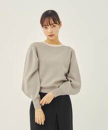 green label relaxing | ＜EMMEL REFINES（エメル リファインズ）＞EM HW スウェットライクプルオーバー -ウォッシャブル-(ニット/セーター)