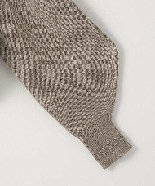 green label relaxing（グリーンレーベルリラクシング）の「＜EMMEL REFINES（エメル リファインズ）＞EM HW スウェットライクプルオーバー -ウォッシャブル-（ニット/セーター・レディース・ライトグレー/ブラック/ベージュ/ライラック・FREE）」の11枚目の写真