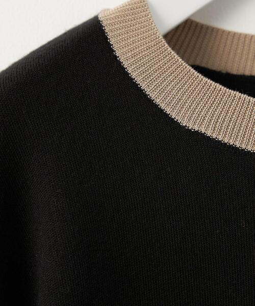 green label relaxing（グリーンレーベルリラクシング）の「＜EMMEL REFINES（エメル リファインズ）＞EM HW スウェットライクプルオーバー -ウォッシャブル-（ニット/セーター・レディース・ライトグレー/ブラック/ベージュ/ライラック・FREE）」の16枚目の写真