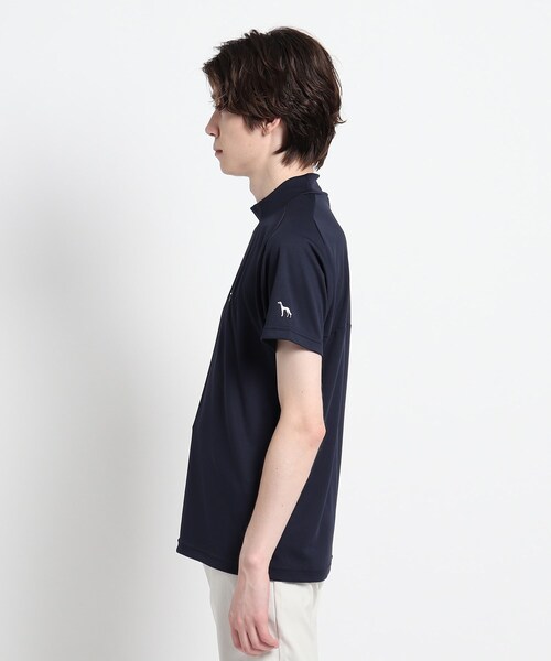 adabat(アダバット)の「◆【coolcore(R)(クールコア)/UVカット】バックデザイン モックネックプルオーバー(Tシャツ/カットソー・メンズ・黄緑系/ネイビー・46/48/50)」の17枚目の写真