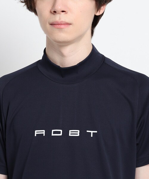 adabat(アダバット)の「◆【coolcore(R)(クールコア)/UVカット】バックデザイン モックネックプルオーバー(Tシャツ/カットソー・メンズ・黄緑系/ネイビー・46/48/50)」の12枚目の写真