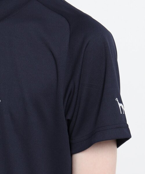 adabat(アダバット)の「◆【coolcore(R)(クールコア)/UVカット】バックデザイン モックネックプルオーバー(Tシャツ/カットソー・メンズ・黄緑系/ネイビー・46/48/50)」の16枚目の写真