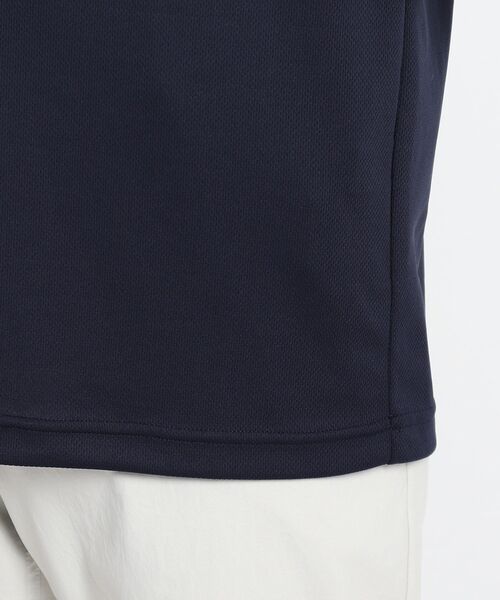 adabat(アダバット)の「◆【coolcore(R)(クールコア)/UVカット】バックデザイン モックネックプルオーバー(Tシャツ/カットソー・メンズ・黄緑系/ネイビー・46/48/50)」の14枚目の写真