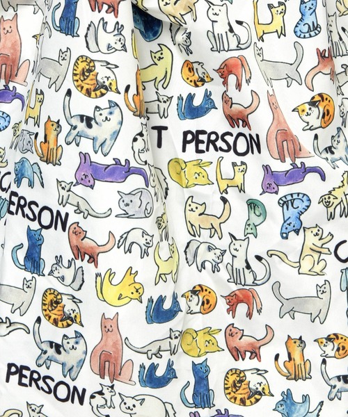 niko and...（ニコアンド）の「[Fishs Eddy(フィッシュエディ)]キャットエコバッグ（エコバッグ/サブバッグ・レディース・ホワイト・FREE）」の3枚目の写真