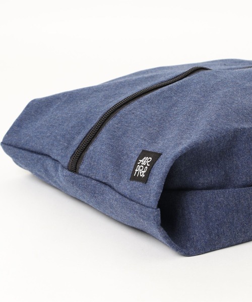 entre square(アントレスクエアー)の「bcl/エアープロップ シューズバッグ(トラベルグッズ・レディース・オリーブ/ネイビー・ONE SIZE)」の7枚目の写真