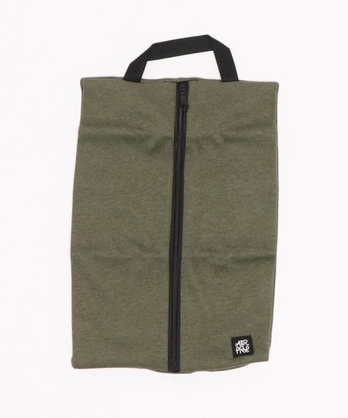 entre square(アントレスクエアー)の「bcl/エアープロップ シューズバッグ(トラベルグッズ・レディース・オリーブ/ネイビー・ONE SIZE)」の4枚目の写真