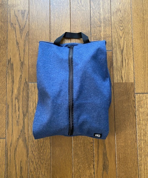 entre square(アントレスクエアー)の「bcl/エアープロップ シューズバッグ(トラベルグッズ・レディース・オリーブ/ネイビー・ONE SIZE)」の9枚目の写真