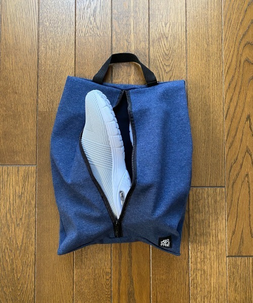 entre square(アントレスクエアー)の「bcl/エアープロップ シューズバッグ(トラベルグッズ・レディース・オリーブ/ネイビー・ONE SIZE)」の10枚目の写真