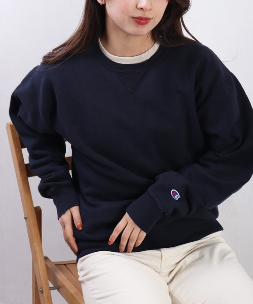 セール】Champion チャンピオン クルーネック 裏毛 長袖スウェット