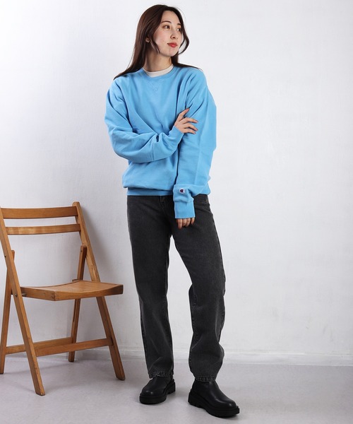 セール】Champion チャンピオン クルーネック 裏毛 長袖スウェット