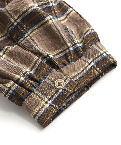 algy（アルジー）の「りぼんタイシャツワンピ（シャツワンピース・キッズ・ブラック/ブラウン/オフホワイト・XXX-SMALL/MEDIUM/SMALL/X-SMALL/XX-SMALL）」の15枚目の写真