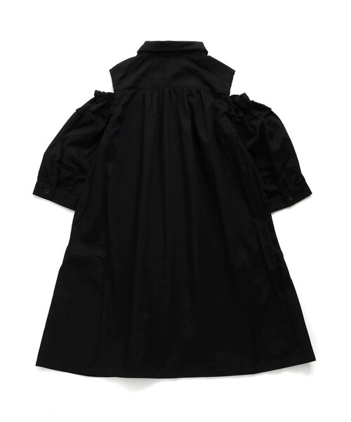 algy（アルジー）の「りぼんタイシャツワンピ（シャツワンピース・キッズ・ブラック/ブラウン/オフホワイト・XXX-SMALL/MEDIUM/SMALL/X-SMALL/XX-SMALL）」の17枚目の写真