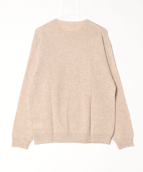 Blanc YM(ブランワイエム)の「Blanc YM ブランワイエム / Wool Cashmere Kint Pullover ウールカシミヤニットプルオーバー(ニット/セーター・メンズ・ベージュ/ネイビー/グレー・MEDIUM/SMALL)」の14枚目の写真