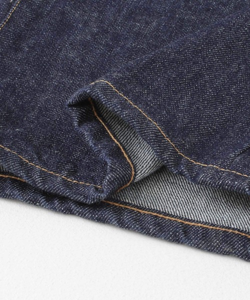 RICE NINE TEN（ライスナインテン）の「RICE NINE TEN　RED SELVAGE TUCK JEANS（デニムパンツ・メンズ・インディゴブルー・2/1）」の6枚目の写真