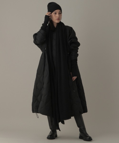 Chaos(カオス)の「【RIVIERA】カシミヤニット帽(ニットキャップ/ビーニー・レディース・ブラック/ブラウン・FREE)」の3枚目の写真