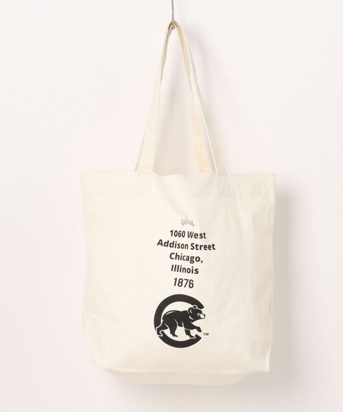 MLB（メジャーリーグベースボール）の「MLB メジャーリーグベースボール キャンバストート（トートバッグ・レディース・グリーン/ネイビー/ブラック系/ブルー/ブラック系1/ブラウン/アイボリー/ブラック系2/オフホワイト/ブラック系4/ブラック系3/ストーン/アイボリー系/ブラック系その他/ブラック系その他2/アイボリー系2/ブルー系その他/アイボリー系1/ブラック系その他3/ブルー系その他2/ブラウン系その他/ブラック系その他4/キナリ/ブラック×ホワイト/ライトホワイト/アイボリー系3/アイボリー系4/Off White/ブラック系その他5/OFF WHT/グレー/ブルー系その他3/ブラック/ネイビー系/ブルー系その他4/ブラック系その他6/ブラック系その他7/ブラウン系その他2/ライトブルー・FREE）」の7枚目の写真