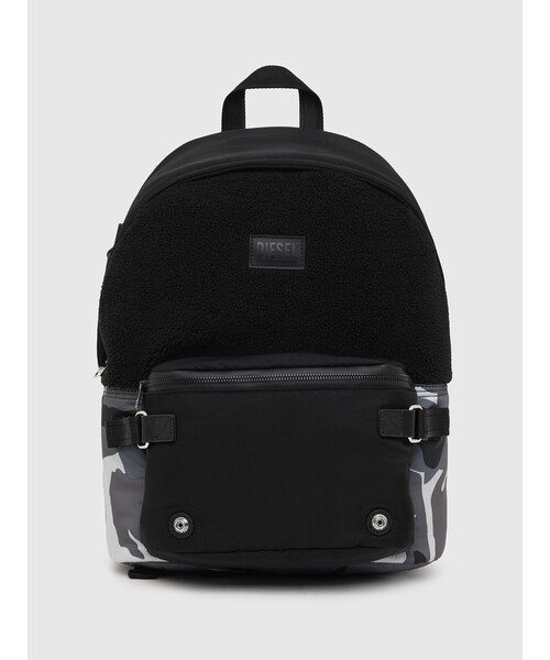 ✨美品・完売品✨ディーゼル リュック ブラック デイパック コーティングナイロン 新品】DIESEL ディーゼル レディース フラップトップナイロン