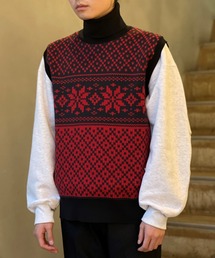 Fumito Ganryu/フミトガンリュウ/Ensemble turtleneck vest/タートルネックベスト