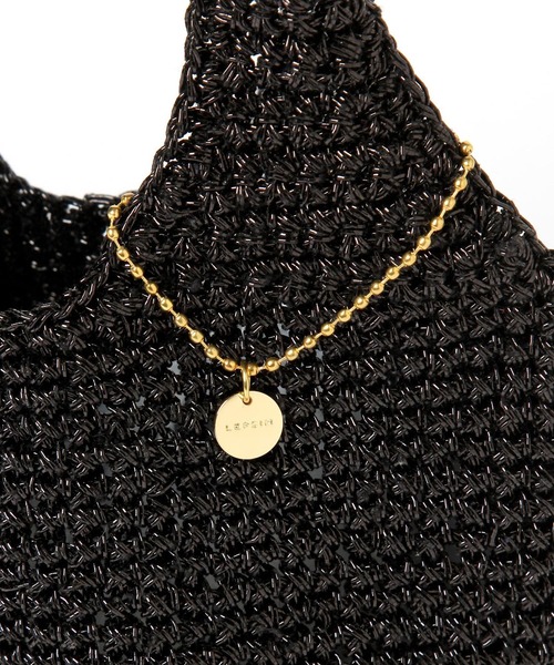 LEPSIM（レプシィム）の「メタリックミニマルシェＢＡＧ　236069（ハンドバッグ・レディース・ブラック/ダークブラウン/シルバー/グリーン/ゴールド・ONE SIZE）」の8枚目の写真