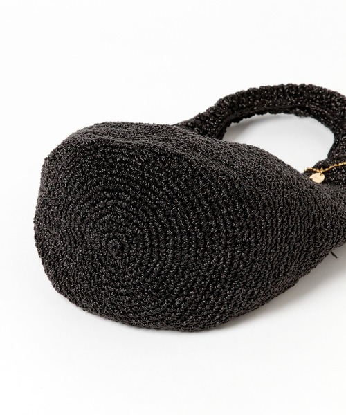 LEPSIM（レプシィム）の「メタリックミニマルシェＢＡＧ　236069（ハンドバッグ・レディース・ブラック/ダークブラウン/シルバー/グリーン/ゴールド・ONE SIZE）」の9枚目の写真